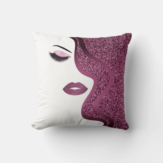 Makeup with glitter effect cushion (Front)