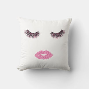 Makeup with glitter effect cushion