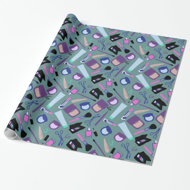 Makeup Wrapping Paper V1 (Unrolled)