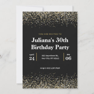 Making 30 look good elegant silver birthday invitation