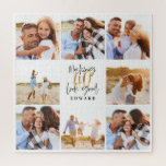 Making 40 look good gold black photo birthday  jigsaw puzzle<br><div class="desc">Celebrate your 40th birthday in style with these black and gold effect 40th birthday design. A modern design with script text and bold graphics. Change the colour to customise. Part of a collection.</div>