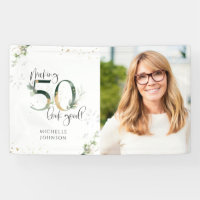 Making 50 Look Good Green Gold Botanical Birthday