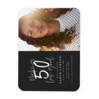 Making 50 look good photo birthday invitation