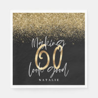 Making 60 look good gold Birthday party