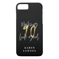 Making 90 look good gold birthday 