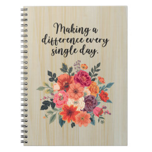 Making A Difference Every Single Day Educator Notebook