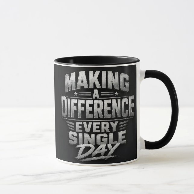 Making a Difference Every Single Day Teacher Mug (Right)