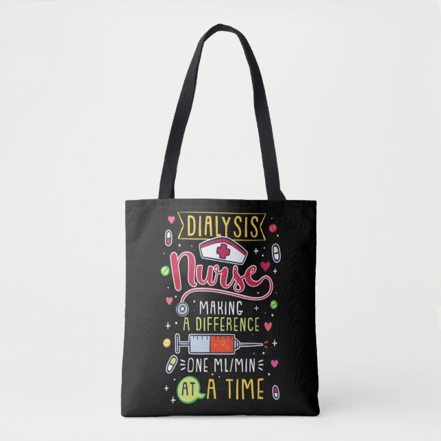 Making A Difference One ml_min At A Time Still sea Tote Bag (Front)