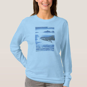 Making a Splash ladies Blue Shirt