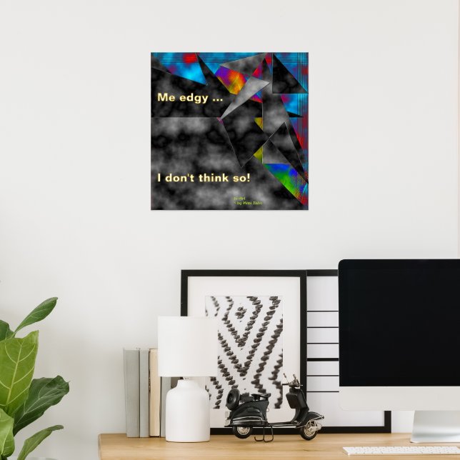 "Making a Statement" Foil Print Wall Art (In Situ (Desk))