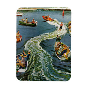 Making A Wake by Ben Kimberly Pins Magnet
