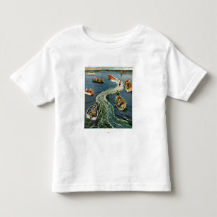 Making A Wake by Ben Kimberly Pins Toddler T-Shirt