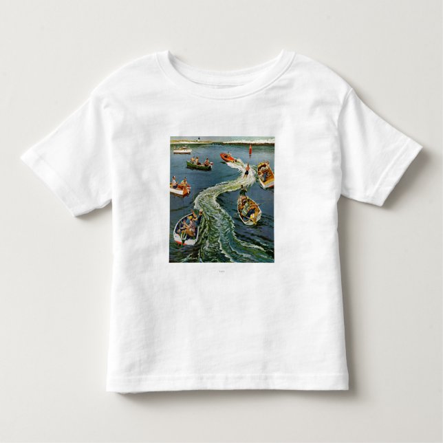 Making A Wake by Ben Kimberly Pins Toddler T-Shirt (Front)