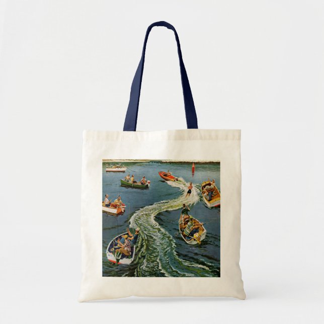 Making A Wake by Ben Kimberly Pins Tote Bag (Front)