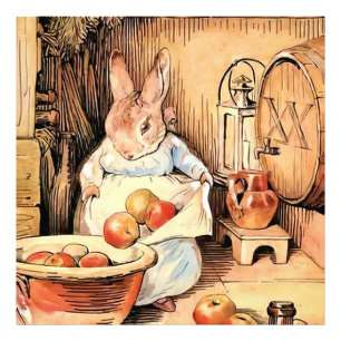 “Making Apple Cider” by Beatrix Potter Photo Print