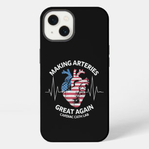 Making Arteries Great Again Cardiac Cath Lab iPhone 13 Case