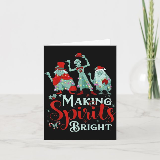Making Christmas Srit Bright Retro Christmas Movie Card (Front)