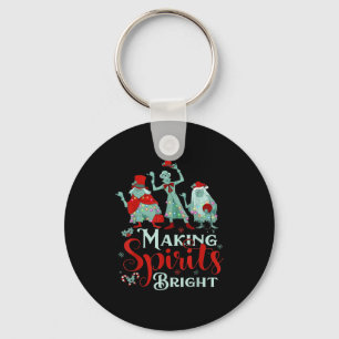 Making Christmas Srit Bright Retro Christmas Movie Key Ring