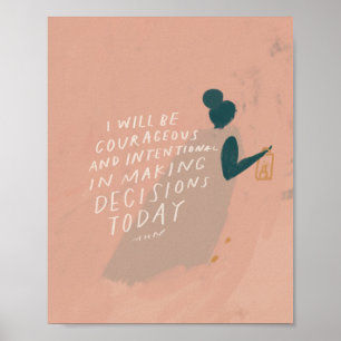 Making Decisions - Inspirational Office Quote Poster