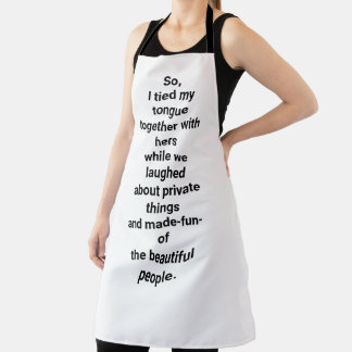 Making-fun-of People Hankamer Artjunkhaus Playful Apron