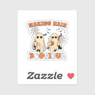 Making Hair Funny Ghost Hairdresser Halloween