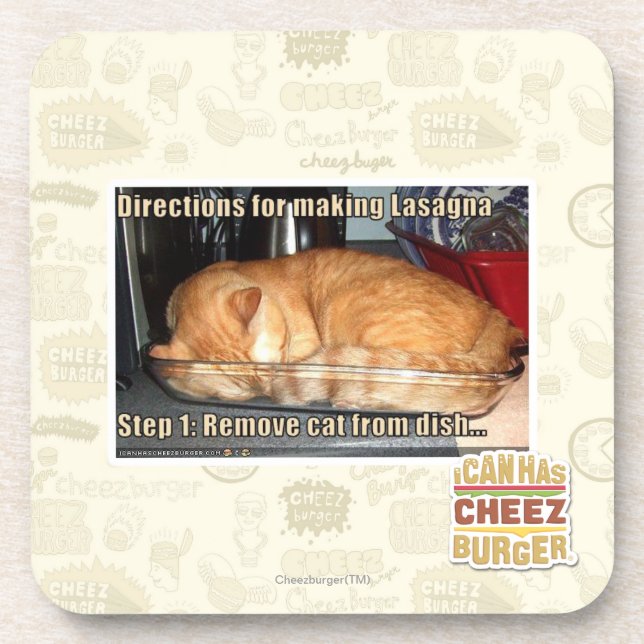 Making lasagne coaster (Front)