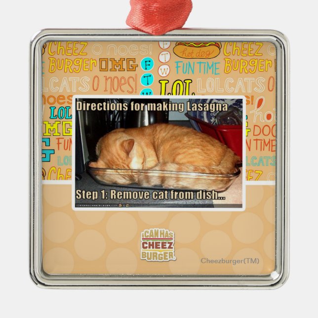 Making lasagne metal tree decoration (Front)