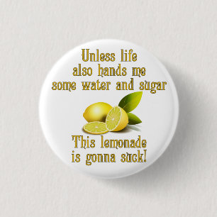 Making Lemonade 3 Cm Round Badge