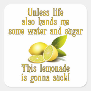Making Lemonade Square Sticker