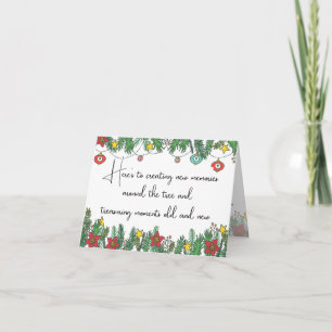 Making Memories Around the Tree Holiday Card