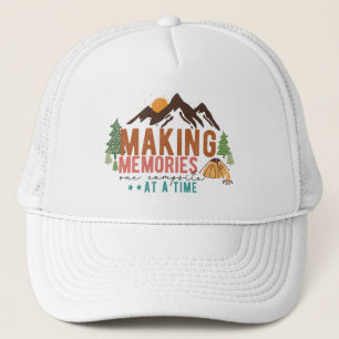 Making Memories Camping Quote Trucker Hat