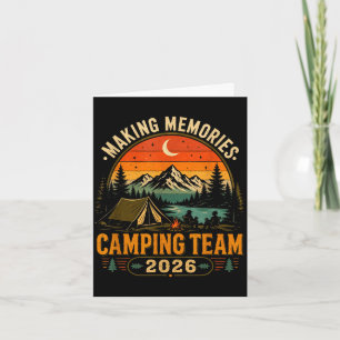 Making memories camping team 2026 matching card