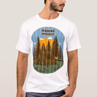 Making Memories Campsite Tent Sunset T-Shirt