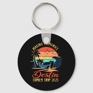 Making Memories Destin Family Trip 2025 Summer Bea Key Ring