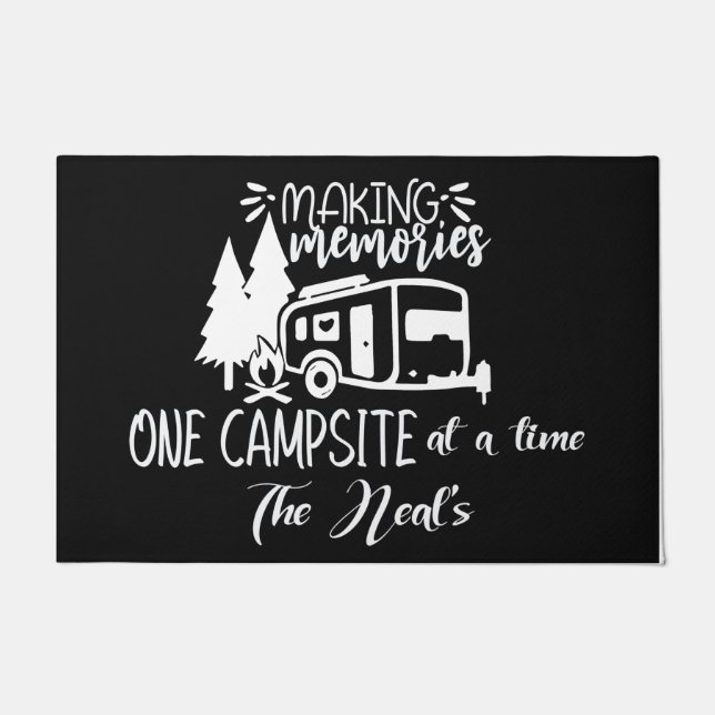 Making Memories Doormat, One Campsite Doormat (Front)
