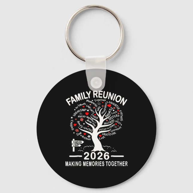 Making Memories Family Matching Group Family Reuni Key Ring (Front)