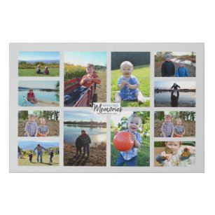 Making Memories Family Photo Collage  Faux Canvas