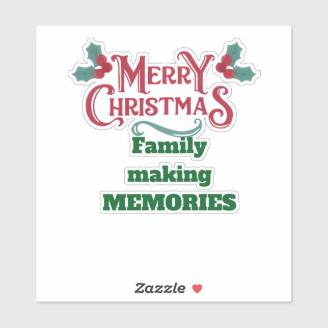 Making memories  for Christmas (Sheet)