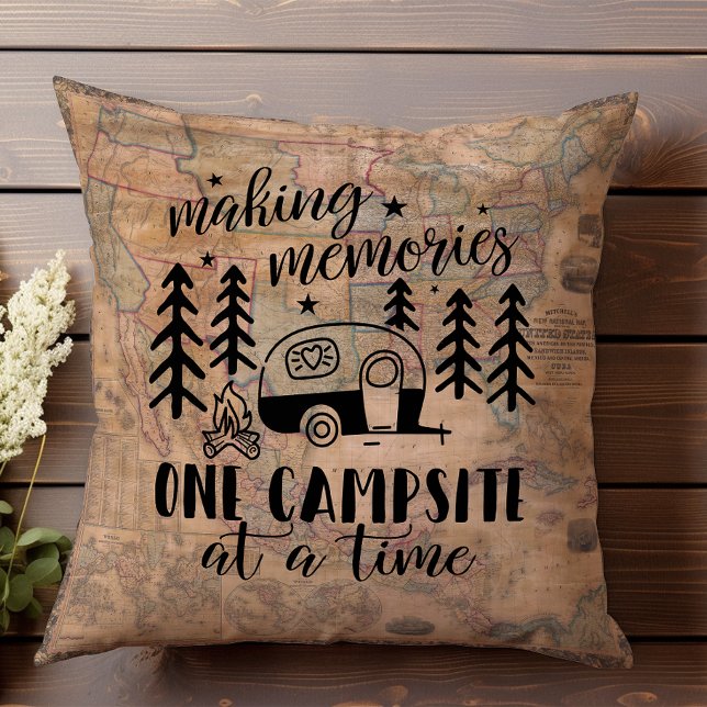Making Memories Happy Camper Fun Summer Map Cushion (Creator Uploaded)