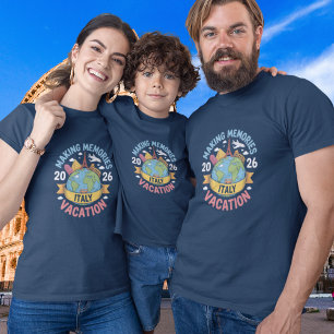 Making Memories Italy Group Matching Vacation Tee