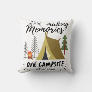 Making Memories One Campsite At A Time Camping Cushion