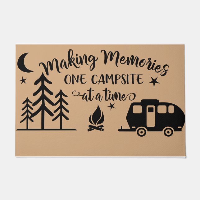 Making Memories One Campsite At A Time Doormat (Front)