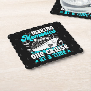 Making Memories One Cruise At A Time Cruising Cool Paper Coaster