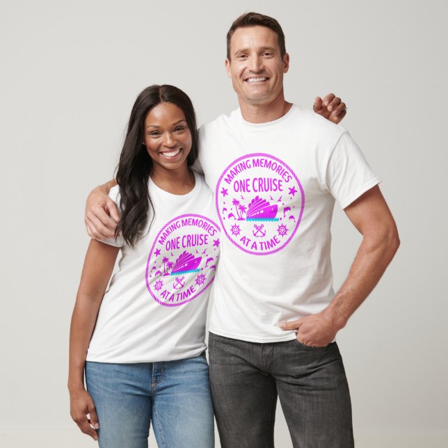 Making Memories One Cruise at a Time Shirt Purple (Unisex)