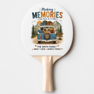 Making Memories One Mile at a Time   Custom Family Ping Pong Paddle