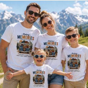 Making Memories One Mile at a Time   Custom Family T-Shirt