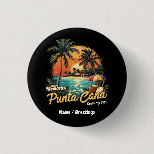  Making Memories Punta Cana Family Trip 2025  3 Cm Round Badge