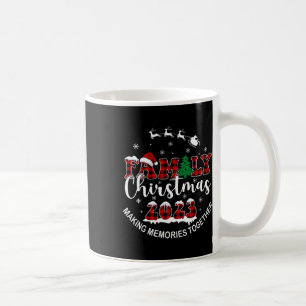 Making Memories Together Buffalo Plaid Family Chri Coffee Mug