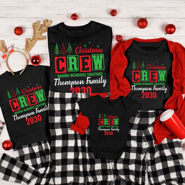 Making Memories Together Customised Christmas Crew T-Shirt (Creator Uploaded)