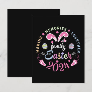 Making memories together Easter family 2024 Enclosure Card
